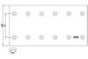 TEXTAR 1735103 Brake Lining Kit, drum brake